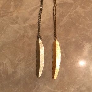 Leaf necklaces